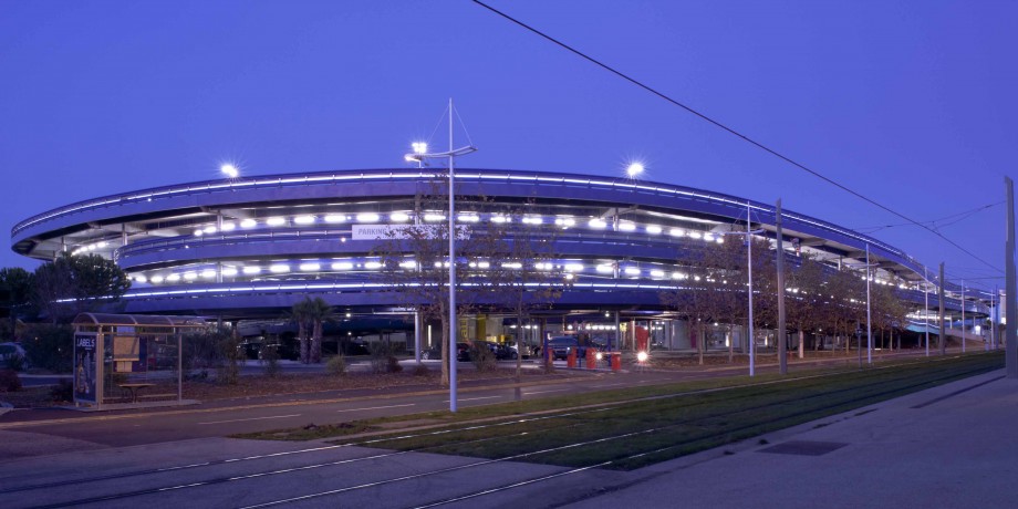 parking circé d'odysseum - montpellier | cabinet d'architecture